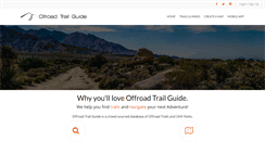 Desktop Screenshot of offroadtrailguide.com